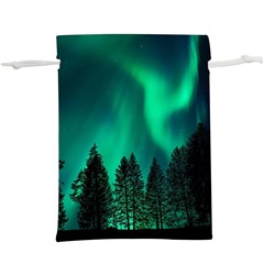 Aurora Northern Lights Phenomenon Atmosphere Sky Lightweight Drawstring Pouch (xl) by Jancukart