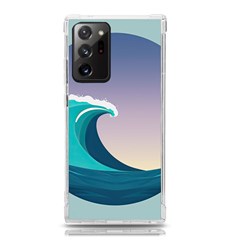 Tsunami Tidal Wave Wave Minimalist Ocean Sea 4 Samsung Galaxy Note 20 Ultra Tpu Uv Case by Pakemis