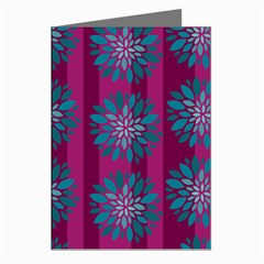 Art Floral Pattern Flower Seamless Decorative Greeting Cards (pkg Of 8) by Wegoenart