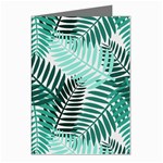 Background Pattern Texture Leaves Design Wallpaper Greeting Cards (Pkg of 8) Left