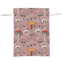 Mushrooms Autumn Fall Pattern Seamless Decorative Lightweight Drawstring Pouch (xl) by Wegoenart