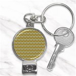 Pattern Nail Clippers Key Chain Front