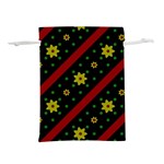 Background Pattern Texture Design Lightweight Drawstring Pouch (M) Front