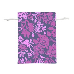 Background Pattern Flower Texture Lightweight Drawstring Pouch (s) by Semog4