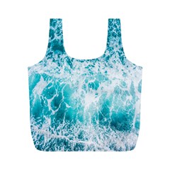 Tropical Blue Ocean Wave Full Print Recycle Bag (m) by Jack14