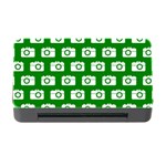 Modern Chic Vector Camera Illustration Pattern Memory Card Reader with CF Front