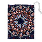 Abstract Kaleidoscope Digital Drawstring Pouch (4XL) Front