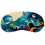 Waves Ocean Sea Abstract Whimsical (2) Sleeping Mask Front