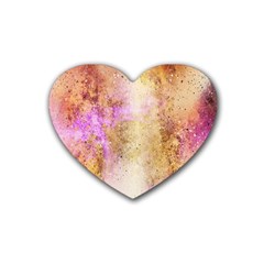 Background-104 Rubber Coaster (heart) by nateshop