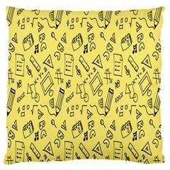 Back-to-school Large Cushion Case (two Sides) by nateshop