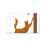 Animal Cat Pet Feline Mammal Sticker Rectangular (10 pack) Front