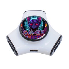 Gamer Life 3-port Usb Hub by minxprints