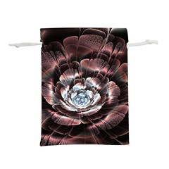 Flower Fractal Art Cool Petal Abstract Lightweight Drawstring Pouch (s) by Semog4