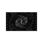 Abstract Mandala Twirl Sticker (Rectangular) Front