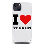 I love steven iPhone 13 TPU UV Print Case Front