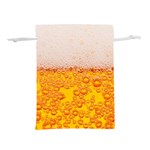 Beer Texture Drinks Texture Lightweight Drawstring Pouch (M) Back