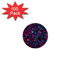 Grafitti Graffiti Abstract Artwork Digital 1  Mini Buttons (100 Pack)  by Semog4
