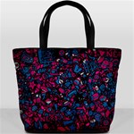 Grafitti Graffiti Abstract Artwork Digital Bucket Bag Back
