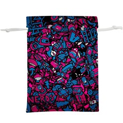 Grafitti Graffiti Abstract Artwork Digital Lightweight Drawstring Pouch (xl) by Semog4