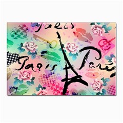 From Paris Abstract Art Pattern Postcards 5  X 7  (pkg Of 10) by Semog4