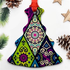 Ethnic Pattern Abstract Ornament (christmas Tree)  by Semog4