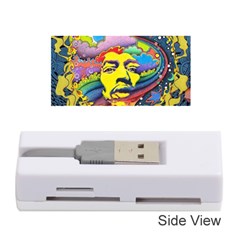 Psychedelic Rock Jimi Hendrix Memory Card Reader (stick) by Semog4