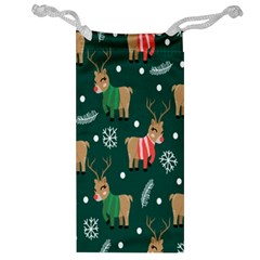 Cute Christmas Pattern Doodle Jewelry Bag by Semog4