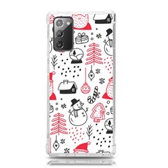 Christmas Themed Seamless Pattern Samsung Galaxy Note 20 Tpu Uv Case by Semog4