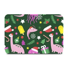 Colorful Funny Christmas Pattern Plate Mats by Semog4