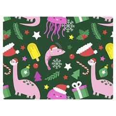 Colorful Funny Christmas Pattern Premium Plush Fleece Blanket (extra Small) by Semog4
