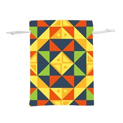 Background Geometric Color Lightweight Drawstring Pouch (m) by Semog4