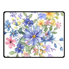 Flower Fleece Blanket (small) by zappwaits