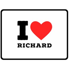 I Love Richard Fleece Blanket (large) by ilovewhateva