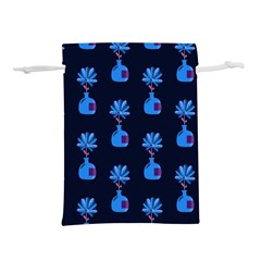 Flower Vase Pattern Lightweight Drawstring Pouch (s) by Ravend