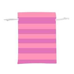 Pink Stripes Striped Design Pattern Lightweight Drawstring Pouch (m) by Semog4