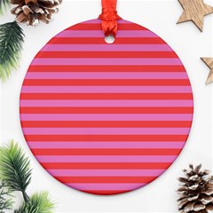 Stripes-striped-design-pattern Ornament (round) by Semog4
