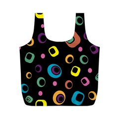 Abstract-background-retro-60s-70s Full Print Recycle Bag (m) by Semog4