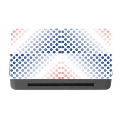 Dots-pointillism-abstract-chevron Memory Card Reader With Cf by Semog4