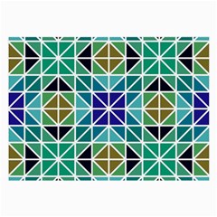 Mosaic-triangle-symmetry- Large Glasses Cloth (2 Sides) by Semog4