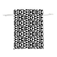 Geometric-tile-background Lightweight Drawstring Pouch (l) by Semog4