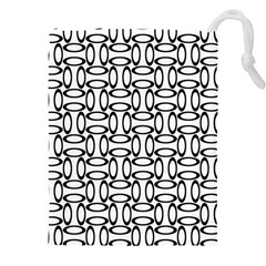 Ellipse-pattern-ellipse-dot-pattern Drawstring Pouch (5xl) by Semog4