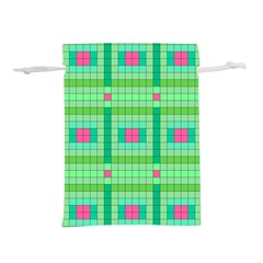 Checkerboard-squares-abstract-- Lightweight Drawstring Pouch (s) by Semog4