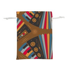 Pattern Accordion Lightweight Drawstring Pouch (m) by Semog4