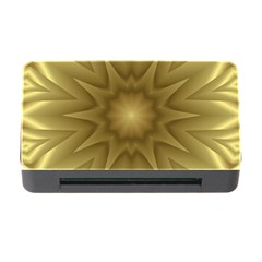 Background Pattern Golden Yellow Memory Card Reader With Cf by Semog4
