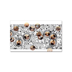 Gears Movement Machine Sticker Rectangular (100 Pack) by Semog4