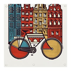 Amsterdam Graphic Design Poster Illustration Banner And Sign 3  X 3  by Salman4z