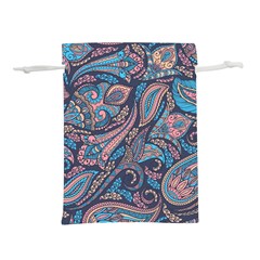 Background Ornament Paisley Lightweight Drawstring Pouch (l) by Salman4z