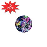 Rick And Morty Time Travel Ultra 1  Mini Buttons (10 pack)  Front