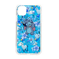 Blue Stitch Aesthetic Iphone 11 Tpu Uv Print Case by Salman4z