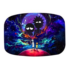 Rick And Morty In Outer Space Mini Square Pill Box by Salman4z